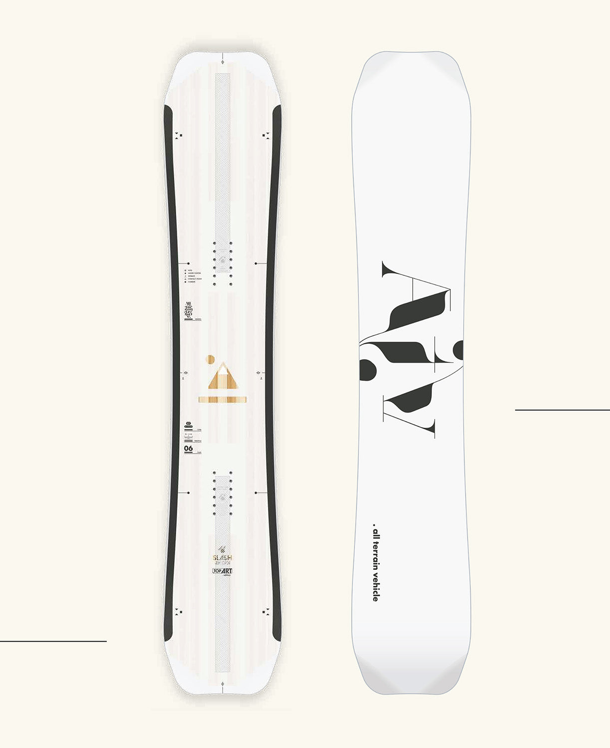 Slash by GiGi - ATV Snowboard - Blank (TopART) – SLASH by GiGi (US)