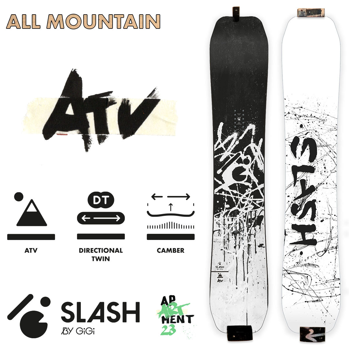 Slash by GiGi - ATV Snowboard - ApARTment – SLASH by GiGi (US)