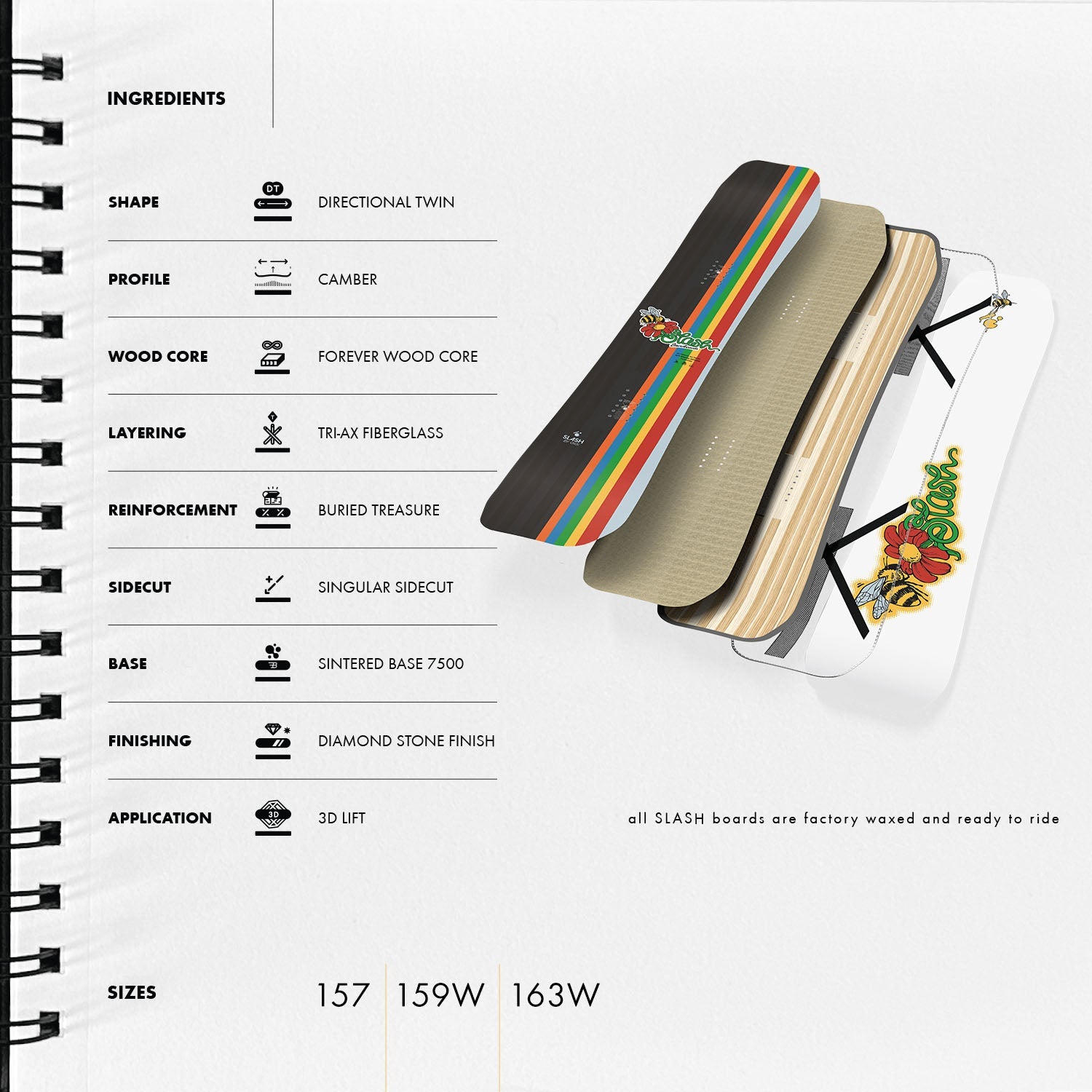 Slash by GiGi - ATV Directional Twin Camber Snowboard - Reimagined