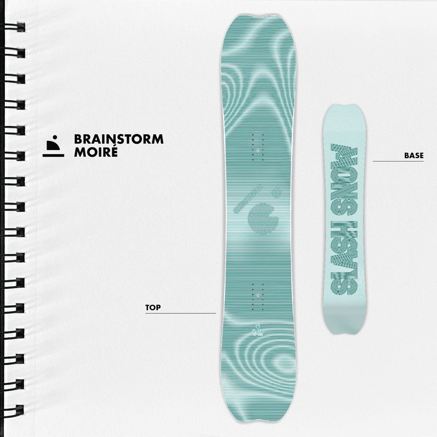 Slash by GiGi -  BRAINSTORM Hybrid Camber Snowboard - Pablo Azocar (Design Drop)