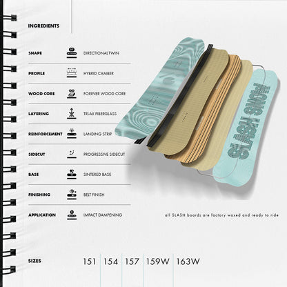 Slash by GiGi -  BRAINSTORM Hybrid Camber Snowboard - Pablo Azocar (Design Drop)