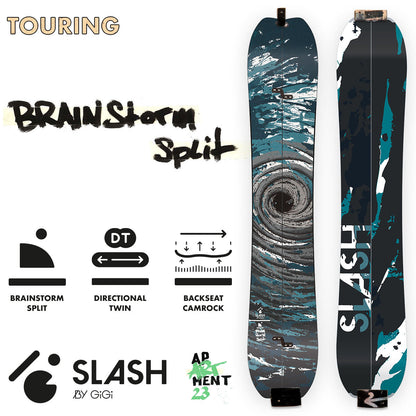 Slash by GiGi -  Brainstorm Split Snowboard - ApARTment