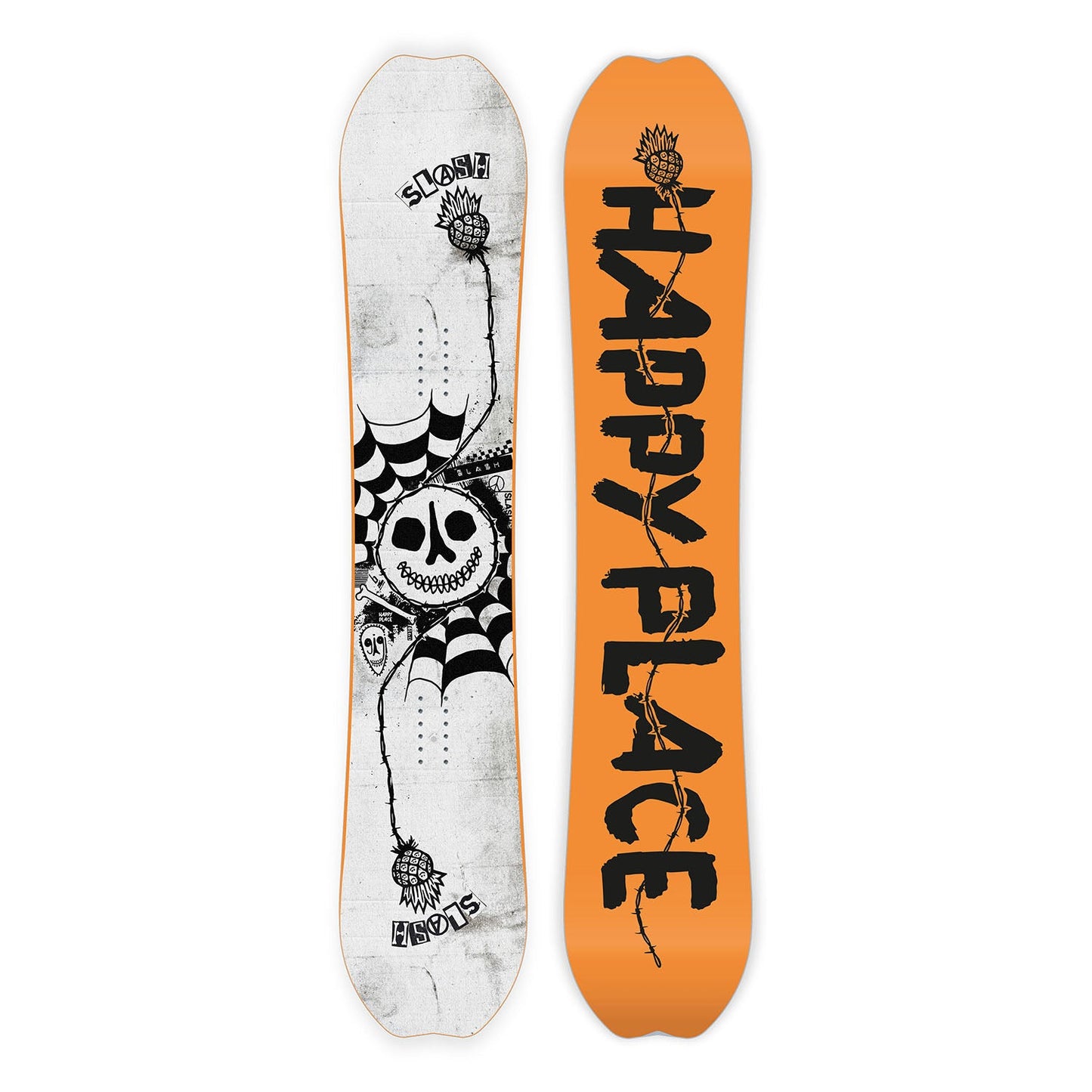 Slash by GiGi -  HAPPY PLACE Hybrid Camber Snowboard - Kim the Butcher (Design Drop)