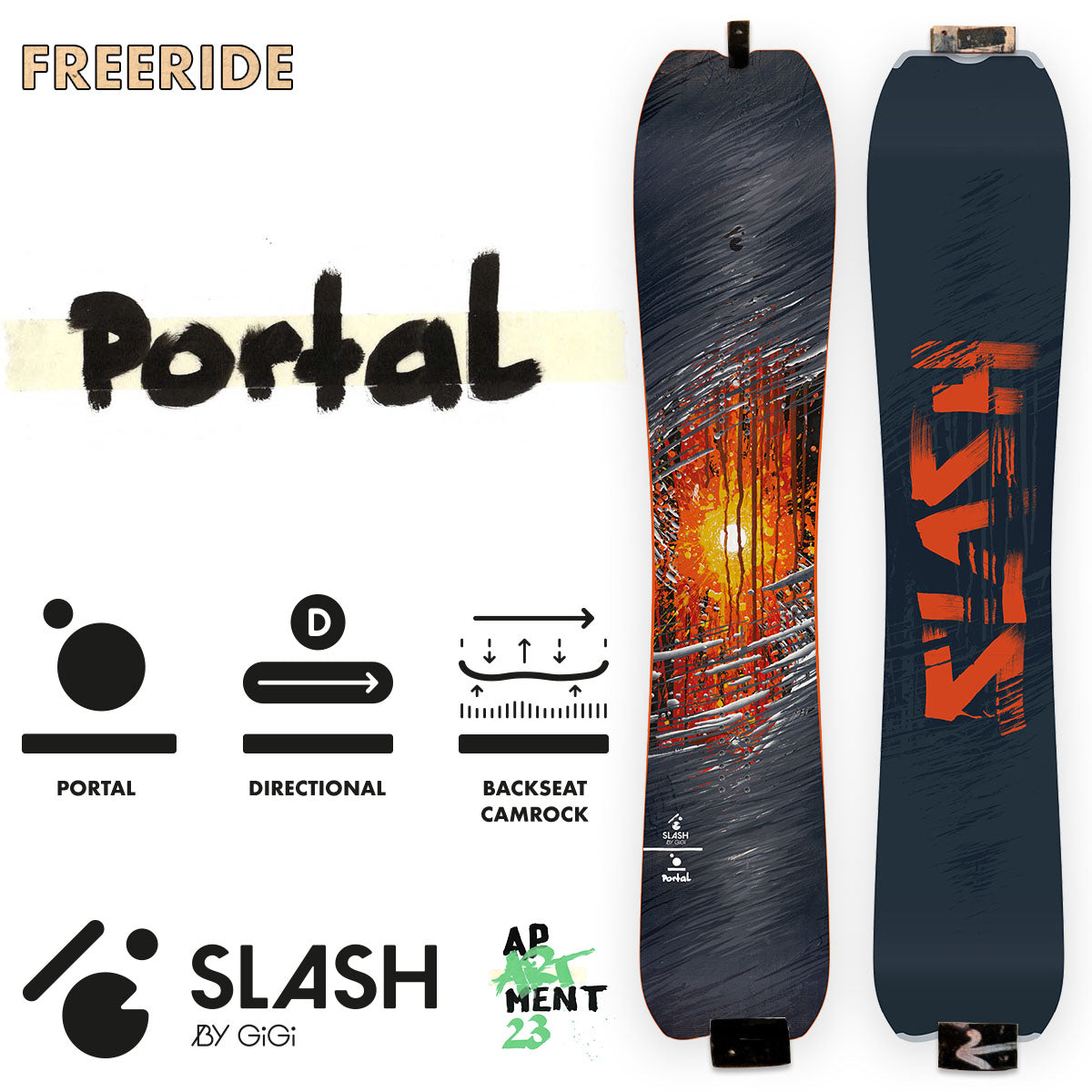 Slash by GiGi -  Portal Snowboard - ApARTment