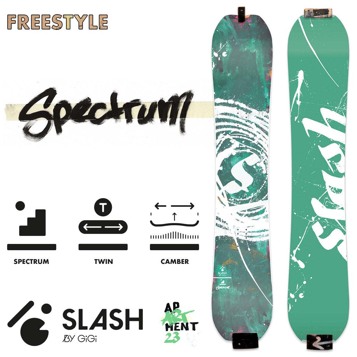 Slash by GiGi -  Spectrum Snowboard  - ApARTment